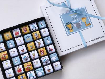 New Born Baby Boy Chocolate Box | Chocolate Arrangement 